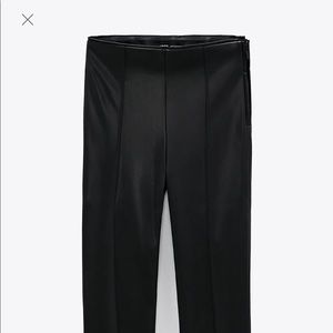 Zara Faux Leather Leggings